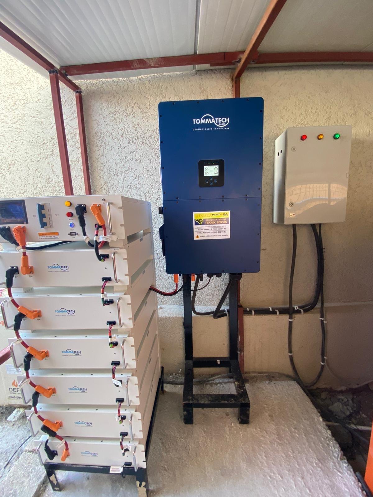 Pandora Enerji kurulumu — inverter ve lityum batarya sistemi, fotoğraf 8
